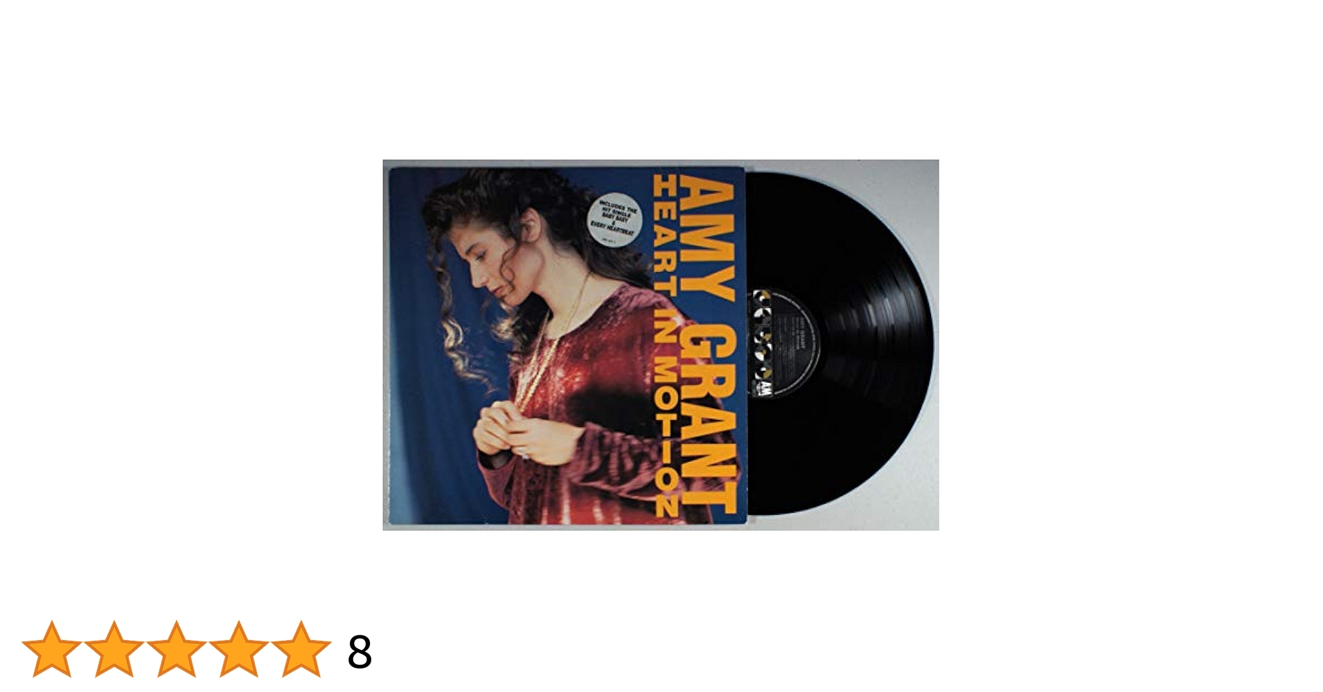 Amy Grant Heart in Motion LP レコード Amy Grant – Heart In Motion – Vinyl (LP, Album), 1991